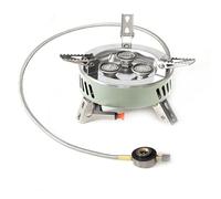 YUTVTNPUKM Kit De Barbecue Camping Portable avec GrillepoêLe Grilclip PoêLeportableréChaud &Grill Combo RéChaud BrûLeur CuisinièRe D'ExtéRieurcompacte éTui Transport Incluspour Un Facile A