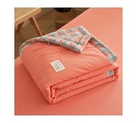 YUTZRIQP Couette Rafraîchissante 150x200cm 200x230cm 220x240cm 100% Coton Couverture Été 1/2 Personnes Douce et Respirante(Dark Pink,150x200cm)