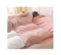 YUTZRIQP Drap de Sac de Couchage 1 2 Personnes Ultraléger Doublure de Sac de Couchage Drap de Voyage en Coton Portable pour Hôtel Auberge Camping(Pink,80x210cm-31x82)