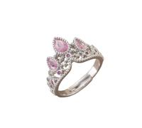 YUUAMYXTF Bague ajustable princesse pour femme Accessoires de mariage de mode pour filles plaqués or cadeau rose pour elle