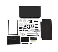 YUUGAA boîtier, boîtier de boîtier Complet, pièces de réparation de Coque, kit de Remplacement Complet pour 3DS XL(Le Noir)