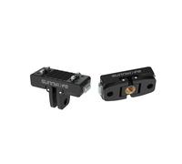 YUULNMOP Adaptateur magnétique à dégagement rapide compatible avec Insta360 X5/Ace Pro/Ace Pro2/1, base magnétique avec vis de 6,35 mm et support pliable à double griffe double interface pour