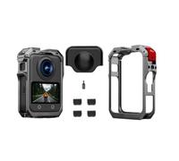 YUULNMOP Cadre de cage en aluminium compatible avec caméra d'action DJI Osmo 360, housse de protection d'objectif, griffe et support fileté 6,35 mm, résistant aux chocs et extensible