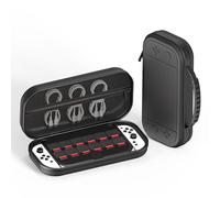 YUULNMOP Carrying Case Compatible for Switch 2,Portable Travel Storage Bag Protective Hard Shell for Switch 2 Protector Accessories,Large Capacity 10 Game Card Slots (Black Small Size)