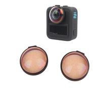 YUULNMOP Lot de 2 protecteurs d'objectif compatibles avec caméra d'action GoPro Max2, dureté 10H, protection optique en verre trempé, accessoires de protection anti-buée