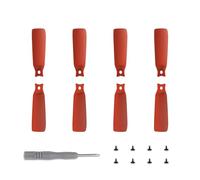 YUULNMOP Lot de 8 lames d'hélices légères compatibles avec DJI Flip à dégagement rapide, accessoires d'hélices légères pour caméra Vlog (rouge)
