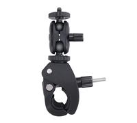 YUULNMOP Pince de caméra de vélo, support de guidon de moto, support pour DJI Pocket 3/2/Action 5 PRO/4/3/2,360 Support réglable avec adaptateur 1/4 pour caméras d'action