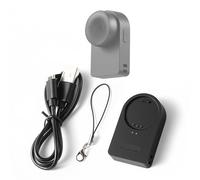 YUULNMOP Station de charge magnétique à ventouse pour émetteur d'air Insta360 Mic - Station de charge portable pour microphone sans fil X5/X4/X4 Air/Ace Pro 2/GO Ultra avec cordon