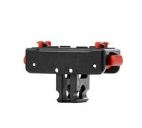 YUULNMOP Support de base magnétique en aluminium à dégagement rapide compatible avec Insta360 X5/Ace Pro 2, adaptateur de base magnétique à clipser avec verrouillage à double griffe et trou de vis 1/4