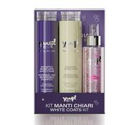 YUUP! - KIT PELAGES CLAIRS | Shampoing blanchissant, Après-shampooing demelant et Spray Pink Velvet, Pet kit pour Chiens et Chats au Poils Blanc ou Clair