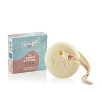 YUUP! - Shampooing Chien et Chat avec baume demelant, 80 GR, Shampoing Solide Bio Naturel 2 in 1 avec Beurre de karité, graines de Lin, amidon de Riz et panthénol