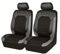 YUUSA Housse de siège de Voiture pour Mini Cooper R56 2006 2007 2008 2009-2014, Car Confortable Respirant Nonslip Protection, Housses de Siège de Voiture Avant,B Black Grey