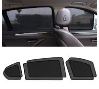 YUUSA Voiture Vitres latérales Pare Soleil pour Citroën C3 (2017-2024), Pare Soleil Magnétique Avant Et ArrièRe Pare-Soleil De LatéRales Maille Vitres DéFendre UV,E 6 Side Window