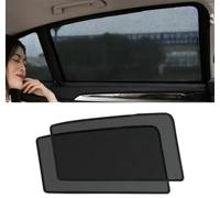 YUUSA Voiture Vitres latérales Pare Soleil pour MG ZS EV (2019-2021 2022), Pare Soleil Magnétique Avant Et ArrièRe Pare-Soleil De LatéRales Maille Vitres DéFendre UV,B 2 Rear Window