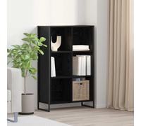 YuuSsea Bibliothèque aspect chêne noir, 99,5 x 30 x 108,5 cm, matériau du bois, 9 compartiments, étagère durable pour salon, chambre à coucher et bureau