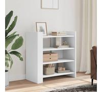 YuuSsea Nous vous présentons le buffet blanc, 73,5 x 35 x 75 cm, en bois dérivé du bois, une armoire buffet polyvalente avec espace de rangement pour votre maison, idéale comme table d'entrée avec