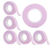 YUVKIN 6 Rouleaux Sparadrap Micropore Autocollant, Doux pour la Peau, Respirant & Flexible pour Soins des Plaies, Sport, Extension de Cils (1,25 cm x 9 m) (Violet)