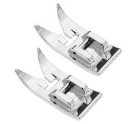YUVKIN Lot de 2 Pied de Biche Universel Pied Presseur pour Machine à Coudre Accessoires de Couture Compatibles avec Singer Brother Janome à Tige Basse