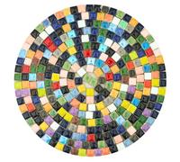 Yuvori Carreaux de mosaïque colorée, 0,5 kg - Céramique, idéal pour les loisirs créatifs, la salle de bain, la cuisine, le salon, le jardin et la décoration extérieure