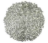 Yuvori Carreaux de mosaïque de couleurs mélangées, 0,5 kg - Céramique, idéal pour les loisirs créatifs, la salle de bain, la cuisine, le salon, le jardin et la décoration extérieure (argenté, petit