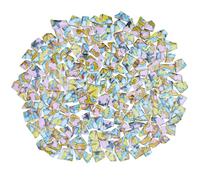 Yuvori Carreaux de mosaïque en porcelaine modernes abstraits géométriques irréguliers de 0,5 kg, DIY fait main, salle de bain, salon, dosseret de cuisine, extérieur (07, Petit)