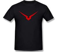 YUWANG Code Geass Logo T-Shirt Man's Summer Cotton Short Sleeve Shirts Black M