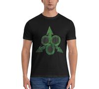 YUWANG Nurgle Symbol T-Shirt Black T Shirts Anime Clothes Blank T Shirts T-Shirts Man Black L