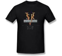 YUWANG SRV Stevie Ray Vaughan in Step Concert Ritz NYC T Shirt for Men Black XL