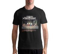 YUWANG Steel Panther All You Can Eat Men's Tops Short Sleeve T-Shirt Black M