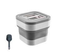YuWangg Boite Croquette Chat,conteneur croquettes Chien,Bacs de Stockage Pliables,Livré avec Une Petite Pelle, Bonne étanchéité, adapté au Stockage des Grains