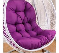 YuWangg Coussin pour fauteuil suspendu, coussin pour chaise en rotin, coussin intégré, plusieurs options de couleur, adapté pour jardins extérieurs, balançoires intérieures, canapés (120 x 80 cm)