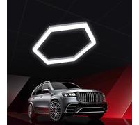 YuWangg Lampe led hexagone,plafonnier led nid d'abeille,lampe de garage hexagonale,1 à 8 trous au choix, adaptés aux garages, lave-autos, salles de fitness ou centres commerciaux,etc