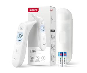 yuwell Thermomètre Auriculaire pour Enfants et Adultes, Thermomètre Infrarouge Numérique Idéal pour la Maison, Lecture Précise Instantanée et Alarme de Fièvre avec étui de Rangement