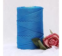 YUWEN 200 m/Rouleau 3mm Creux tricoté au Crochet Fils pour Bricolage Sac à Main Sac à Main Panier Gros Trapillo Nylon Cordon Polyester Fil Corde Ronde