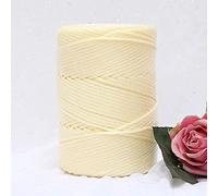 YUWEN 200 m/Rouleau 3mm Creux tricoté au Crochet Fils pour Bricolage Sac à Main Sac à Main Panier Gros Trapillo Nylon Cordon Polyester Fil Corde Ronde