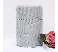 YUWEN 200 m/Rouleau 3mm Creux tricoté au Crochet Fils pour Bricolage Sac à Main Sac à Main Panier Gros Trapillo Nylon Cordon Polyester Fil Corde Ronde