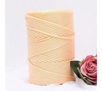 YUWEN 200 m/Rouleau 3mm Creux tricoté au Crochet Fils pour Bricolage Sac à Main Sac à Main Panier Gros Trapillo Nylon Cordon Polyester Fil Corde Ronde
