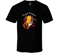yuwen Men's Crypt Keeper Funny Tales from The Crypt T-Shirt Black 3XL
