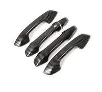 yuwhzf Autocollants De Garniture Poignée Porte Voiture, Superpositions Décalcomanies Pour Kia Pour Forte Pour Cerato K3 BD 2019 - 2022 GT(Carbon 1 button)