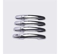 yuwhzf Garniture Couverture Poignée Porte Voiture Chromée En Fiber Carbone À Motif Forgé, Pour Toyota Pour Probox Pour Réussir 2002 - 2016(Silver 1keyhole)