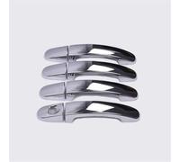 yuwhzf Garniture Décorative Chromée En Fibre De Carbone Poignée Porte Voiture Pour Ford Pour Falcon FG FGX G6E XR6 XR8 XT 2009-2016(Silver)