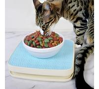 Yuwoda Gamelle Anti-Fourmis pour Chat et Chien, Nourriture Intérieure Sans Eau, Mangeoire Automatique