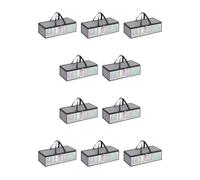 yuwqqoajv 10 Ensemble de Lit pliable - Solution de rangement pratique et compacte pour n'importe quelle chambre à coucher. La doublure en vinyle imperméable est facile à nettoyer.