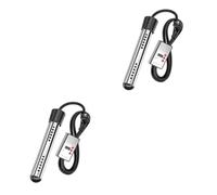 yuwqqoajv 2 Ensemble de Chauffe-Eau à Immersion Eau Chaude à la Demande Chauffage Performances fiables Pratique et Pratique métal Facile Noir Prise UE