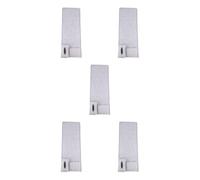 yuwqqoajv 5 Ensemble de Poche de rangement pour lit, facile à gagner de l'espace, Large Application, grande capacité, sac de rangement suspendu antidérapant en feutre de cuir gris