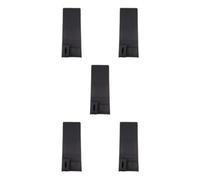 yuwqqoajv 5 Ensemble de Poche de rangement pour lit, facile à gagner de l'espace, Large Application, sac de rangement suspendu antidérapant en feutre de cuir de grande capacité, noir