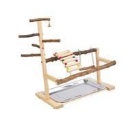 yuwqqoajv Arbre de Jeu pour perruches - Aire de Jeux conçue pour Durer et favoriser Les interactions Entre Vos compagnons à Plumes.