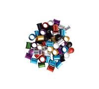 yuwqqoajv Bagues d'identification pour Oiseaux de Compagnie avec Anneaux de 8 mm de diamètre, à Clip, pour Le Dressage des pinsons et des Poules. Anneaux à