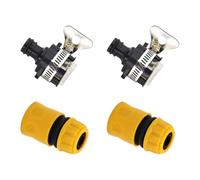 yuwqqoajv Connecteur de Robinet de Cuisine à Tuyau 4 pièces, connecteur de Robinet Universel ABS pour Tuyau d'arrosage, kit de Robinet de Jardin
