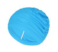 yuwqqoajv Dites adieu dommages causés cheveux bonnet de bain imperméable bonnet de bain pour femme en tissu nylon bonnet de bain léger respirant, lac bleu